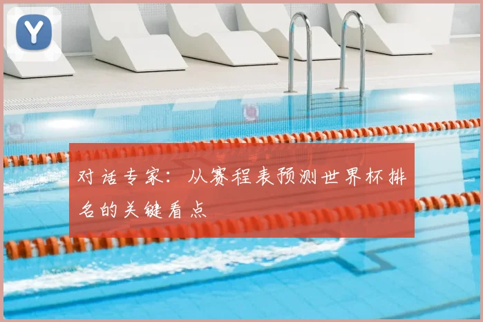 对话专家：从赛程表预测世界杯排名的关键看点